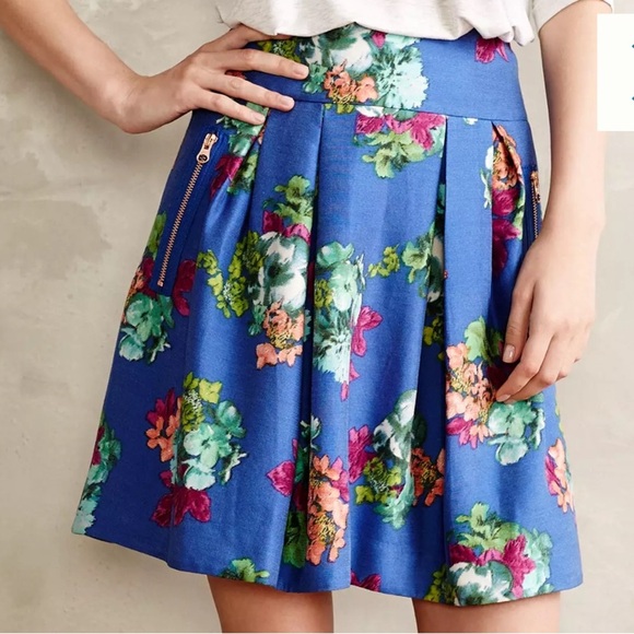 Anthropologie Maeve Garden Day Skirt Size 2 - Picture 4 of 12